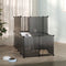 vidaXL - Dierenhok - klein - 142x74x93 - cm - polypropeen - en - staal - zwart