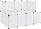 vidaXL - Dierenhok - klein - 143x107x93 - cm - polypropeen - en - staal - transparant
