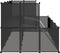 vidaXL - Dierenhok - klein - 143x107x93 - cm - polypropeen - en - staal - transparant