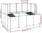 vidaXL - Dierenhok - klein - 143x107x93 - cm - polypropeen - en - staal - transparant