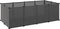 vidaXL - Dierenhok - klein - 144x74x46,5 - cm - polypropeen - en - staal - transparant