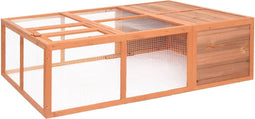 vidaXL - Dierenhok - voor - buiten - 150x100x50 - cm - massief - vurenhout