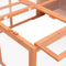 vidaXL - Dierenhok - voor - buiten - 150x100x50 - cm - massief - vurenhout