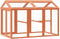 vidaXL - Dierenren - 141x94x104 - cm - massief - grenenhout - bruin