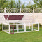vidaXL - Dierenren - 200x112,5x74 - cm - massief - grenenhout - mokkakleurig