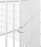 vidaXL - Dierenverblijf - 10 - panelen - 54x100 - cm - gegalvaniseerd - ijzer