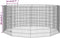 vidaXL - Dierenverblijf - 10 - panelen - 54x80 - cm - gegalvaniseerd - ijzer