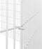 vidaXL - Dierenverblijf - 12 - panelen - 54x80 - cm - gegalvaniseerd - ijzer