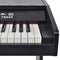 vidaXL Digitale piano met pedalen 88 toetsen zwart