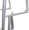 vidaXL Dok/zwembadladder met 4 treden aluminium 167 cm