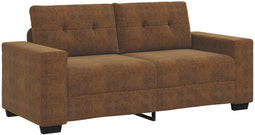 vidaXL - Donkerbruin - Polyester, - Hout - Standaard - Veel - zitplaatsen