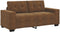 vidaXL - Donkerbruin - Polyester, - Hout - Standaard - Veel - zitplaatsen