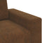 vidaXL - Donkerbruin - Polyester, - Hout - Standaard - Veel - zitplaatsen