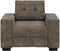 vidaXL - Donkergrijs - Polyester - gemengd - stof - Middelgroot - Ergonomisch