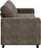 vidaXL - Donkergrijs - Polyester - Stof - Groot - Zit - Veel - Grote - Bank