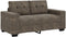 vidaXL - Donkergrijs - Polyester - Stof, - Houten - Frame - Middel - Strak