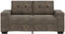 vidaXL - Donkergrijs - Polyester - Stof, - Houten - Frame - Middel - Strak