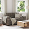 vidaXL - Donkergrijs - Polyester - Stof, - Houten - Frame - Middel - Strak