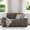 vidaXL - Donkergrijs - Polyester - Stof, - Houten - Frame - Middel - Strak