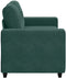 vidaXL - Donkergroene - fluweel - Fluweel - Compact - Moderne - bank - Rechthoekig