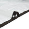 vidaXL - Doorzichtig - zeildoek - met - zeilringen - 2x6 - m - polyethyleen