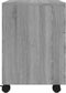 vidaXL - Dossierkast - verrijdbaar - 45x38x54 - cm - bewerkt - hout - grijs - sonoma