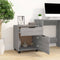 vidaXL - Dossierkast - verrijdbaar - 45x38x54 - cm - bewerkt - hout - grijs - sonoma