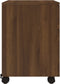 vidaXL - Dossierkast - verrijdbaar - 45x38x54 - cm - bewerkt - hout - bruineiken