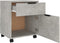 vidaXL - Dossierkast - verrijdbaar - 45x38x54 - cm - bewerkt - hout - betongrijs