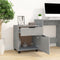 vidaXL - Dossierkast - verrijdbaar - 45x38x54 - cm - bewerkt - hout - betongrijs