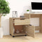 vidaXL - Dossierkast - verrijdbaar - 45x38x54 - cm - bewerkt - hout - sonoma - eiken