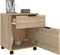 vidaXL - Dossierkast - verrijdbaar - 45x38x54 - cm - bewerkt - hout - sonoma - eiken