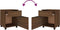 vidaXL - Dossierkast - verrijdbaar - 45x38x54 - cm - bewerkt - hout - bruineiken