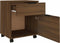 vidaXL - Dossierkast - verrijdbaar - 45x38x54 - cm - bewerkt - hout - bruineiken
