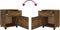 vidaXL - Dossierkast - verrijdbaar - 45x38x54 - cm - bewerkt - hout - gerookt - eiken