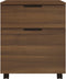 vidaXL - Dossierkast - verrijdbaar - 45x38x54 - cm - bewerkt - hout - bruineiken