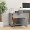 vidaXL - Dossierkast - verrijdbaar - 45x38x54 - cm - bewerkt - hout - betongrijs