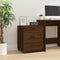 vidaXL - Dossierkast - verrijdbaar - 45x38x54 - cm - bewerkt - hout - bruineiken