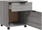 vidaXL - Dossierkast - verrijdbaar - 45x38x54 - cm - bewerkt - hout - grijs - sonoma