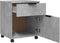 vidaXL - Dossierkast - verrijdbaar - 45x38x54 - cm - bewerkt - hout - betongrijs