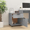 vidaXL - Dossierkast - verrijdbaar - 45x38x54 - cm - bewerkt - hout - betongrijs