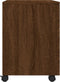 vidaXL - Dossierkast - verrijdbaar - 45x38x54 - cm - bewerkt - hout - bruineiken