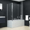 vidaXL - Douche - klapwand - 120x68x130 - cm - ESG
