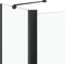 vidaXL - Douche - klapwand - 120x68x130 - cm - ESG - zwart