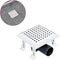 vidaXL - Doucheafvoer - 15x15 - cm - roestvrij - staal