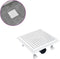 vidaXL - Doucheafvoer - 23x23 - cm - roestvrij - staal
