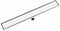 vidaXL - Doucheafvoer - met - 2-in-1 - deksel - 103x14 - cm - roestvrij - staal