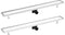 vidaXL - Doucheafvoer - met - 2-in-1 - deksel - 103x14 - cm - roestvrij - staal