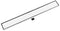 vidaXL - Doucheafvoer - met - 2-in-1 - deksel - 103x14 - cm - roestvrij - staal