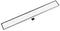 vidaXL - Doucheafvoer - met - 2-in-1 - deksel - 103x14 - cm - roestvrij - staal